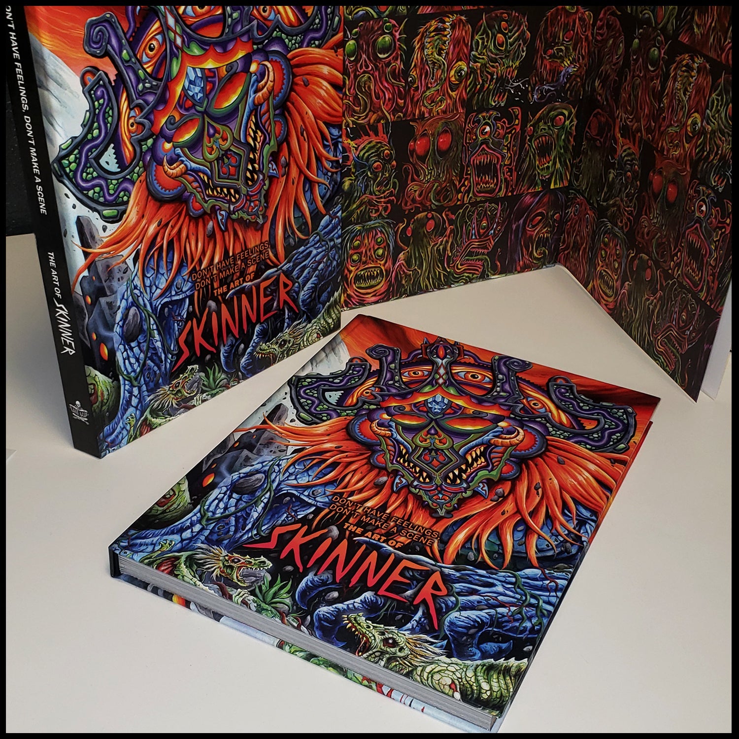 Skinner - DON'T HAVE FEELINGS, DON'T MAKE A SCENE Coffee Table Art Book SIGNED!