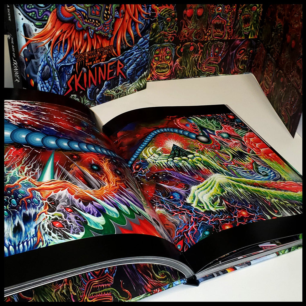 Skinner - DON'T HAVE FEELINGS, DON'T MAKE A SCENE Coffee Table Art Book SIGNED!