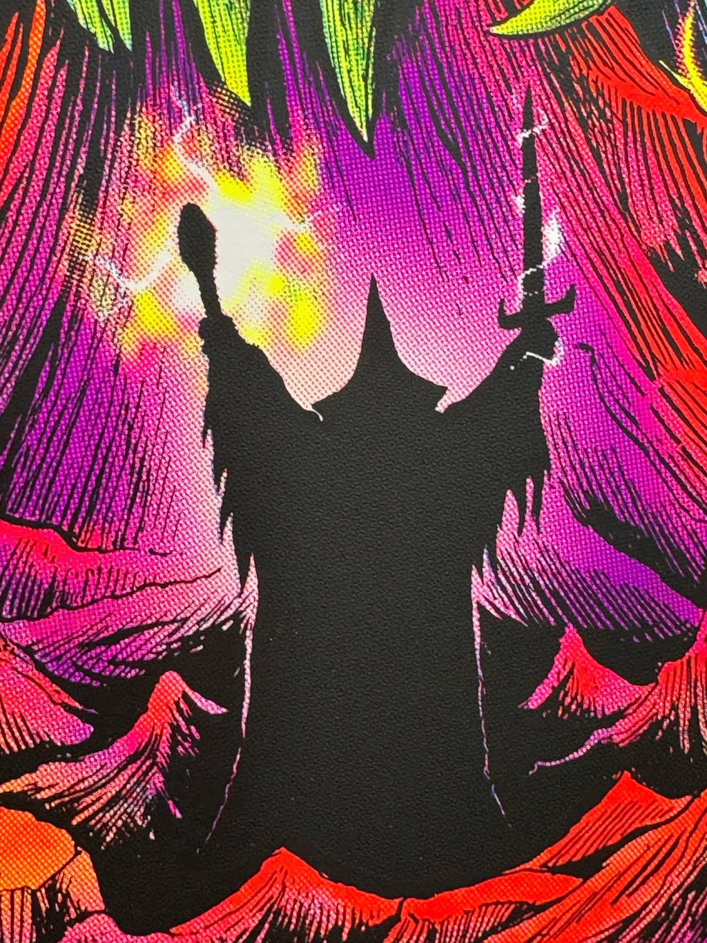 Shadow and Flame - Screen Printed Poster