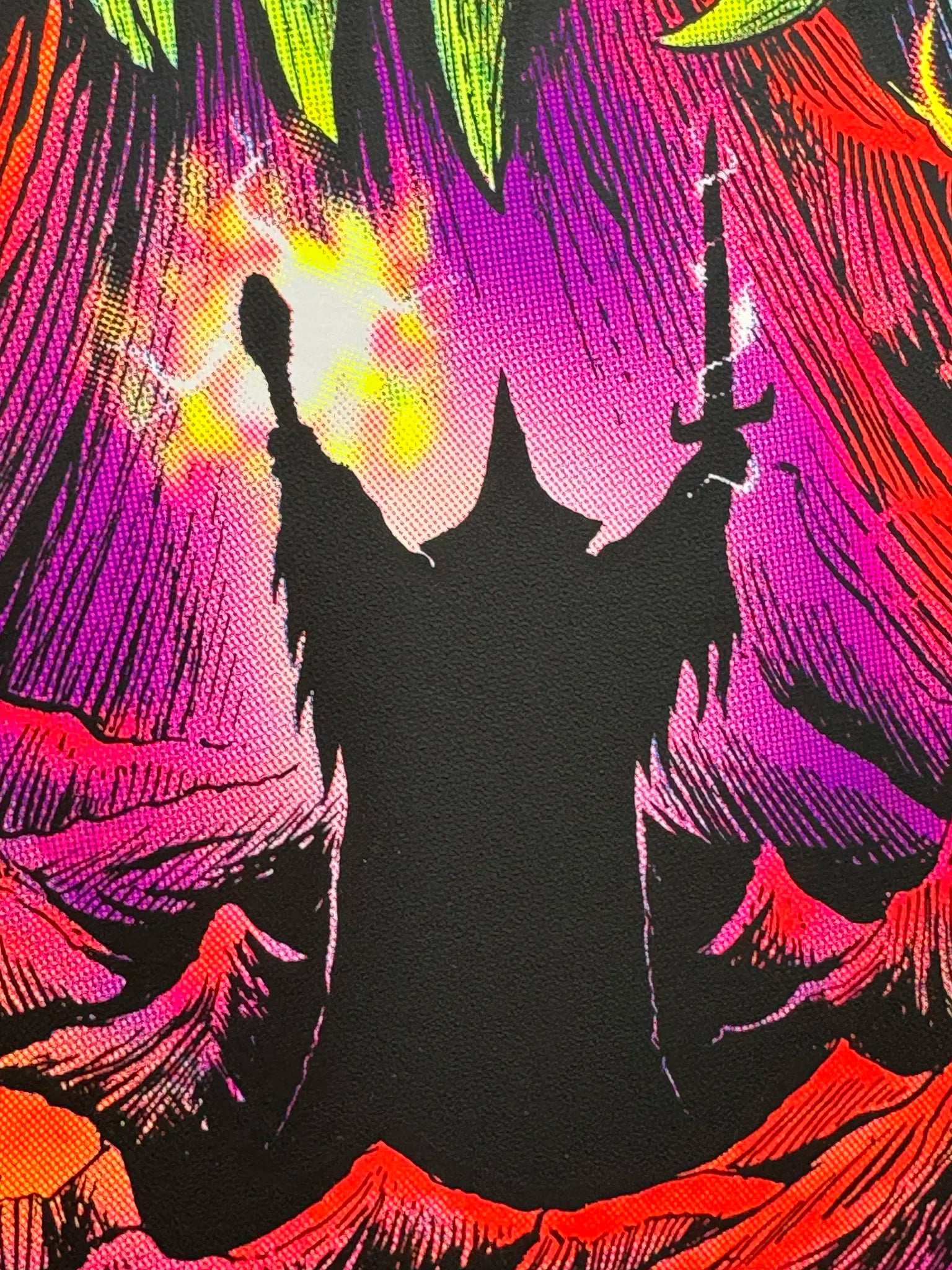 Shadow and Flame - Screen Printed Poster