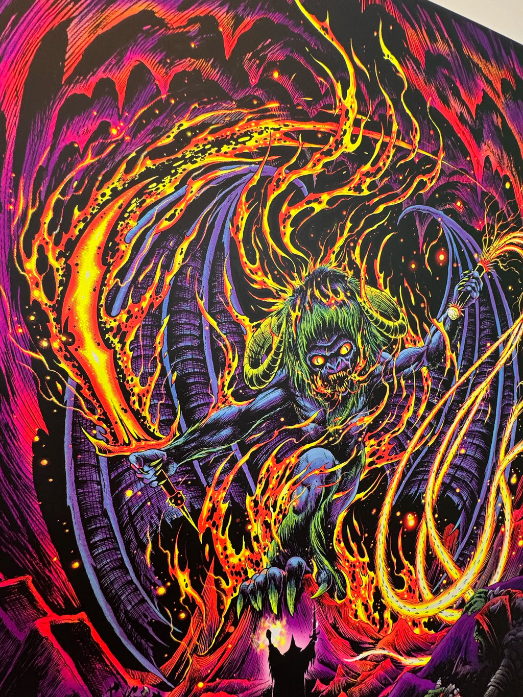 Shadow and Flame - Screen Printed Poster