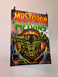 Mastodon Melvins - Screen Printed Poster FOIL EDITION
