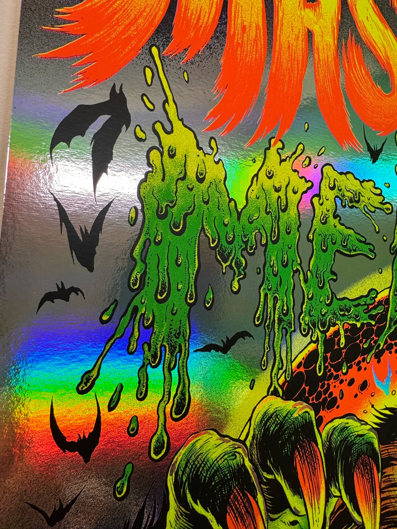 Mastodon Melvins - Screen Printed Poster FOIL EDITION