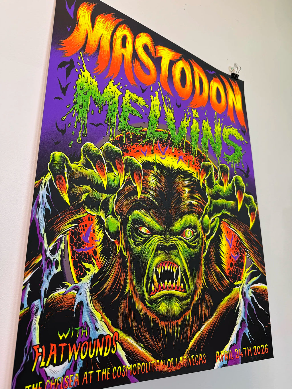 Mastodon Melvins - Screen Printed Poster