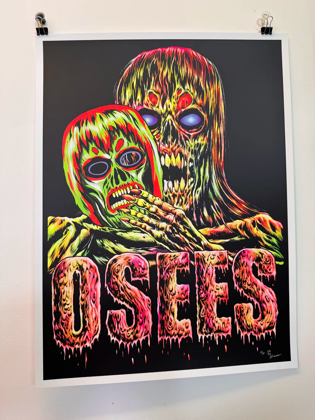 Osees 'Heel Reveal' - Screen Printed Poster