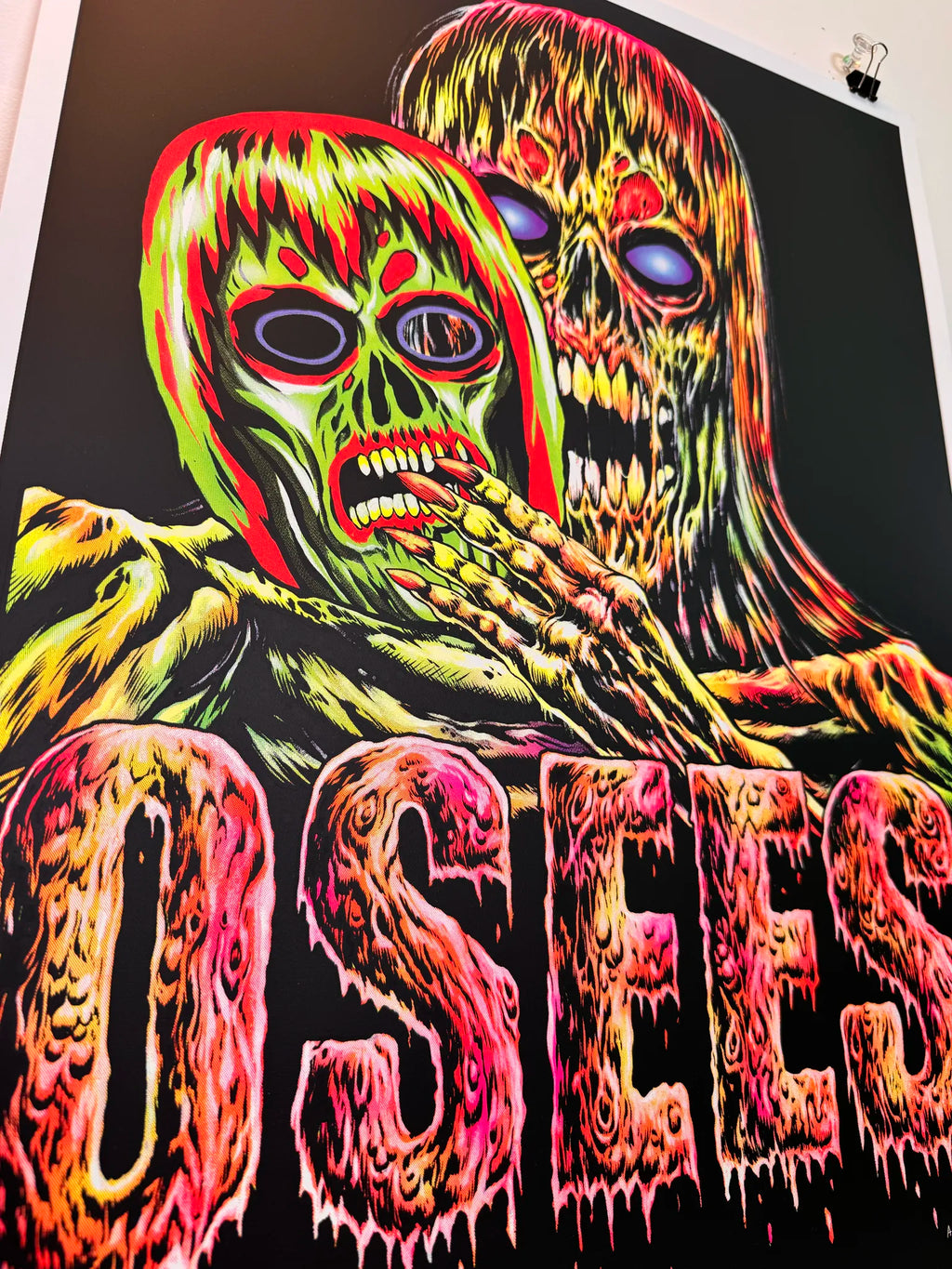 Osees 'Heel Reveal' - Screen Printed Poster
