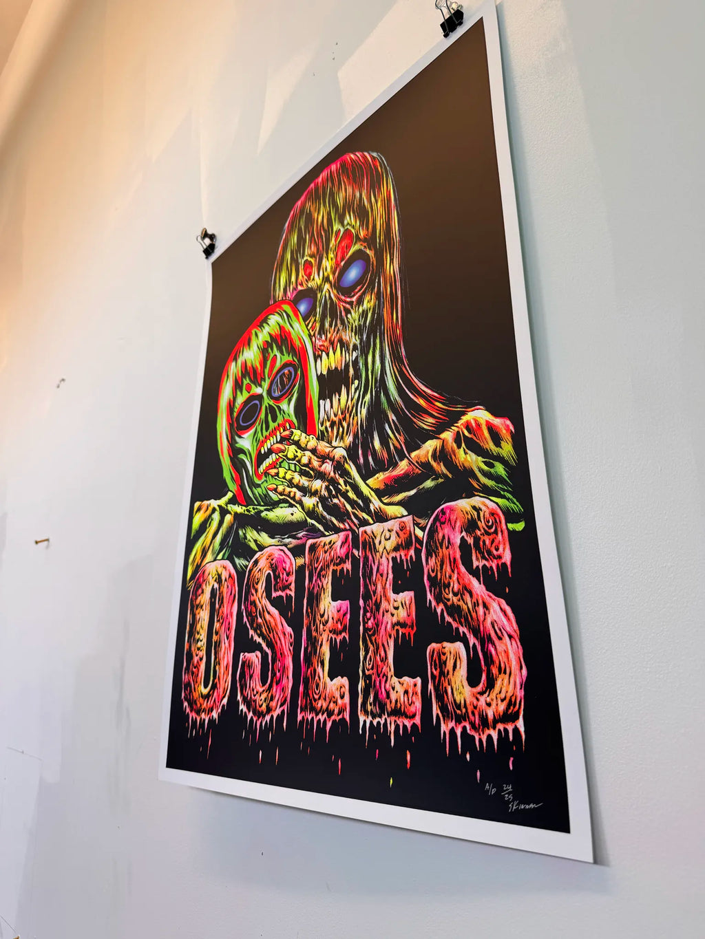 Osees 'Heel Reveal' - Screen Printed Poster