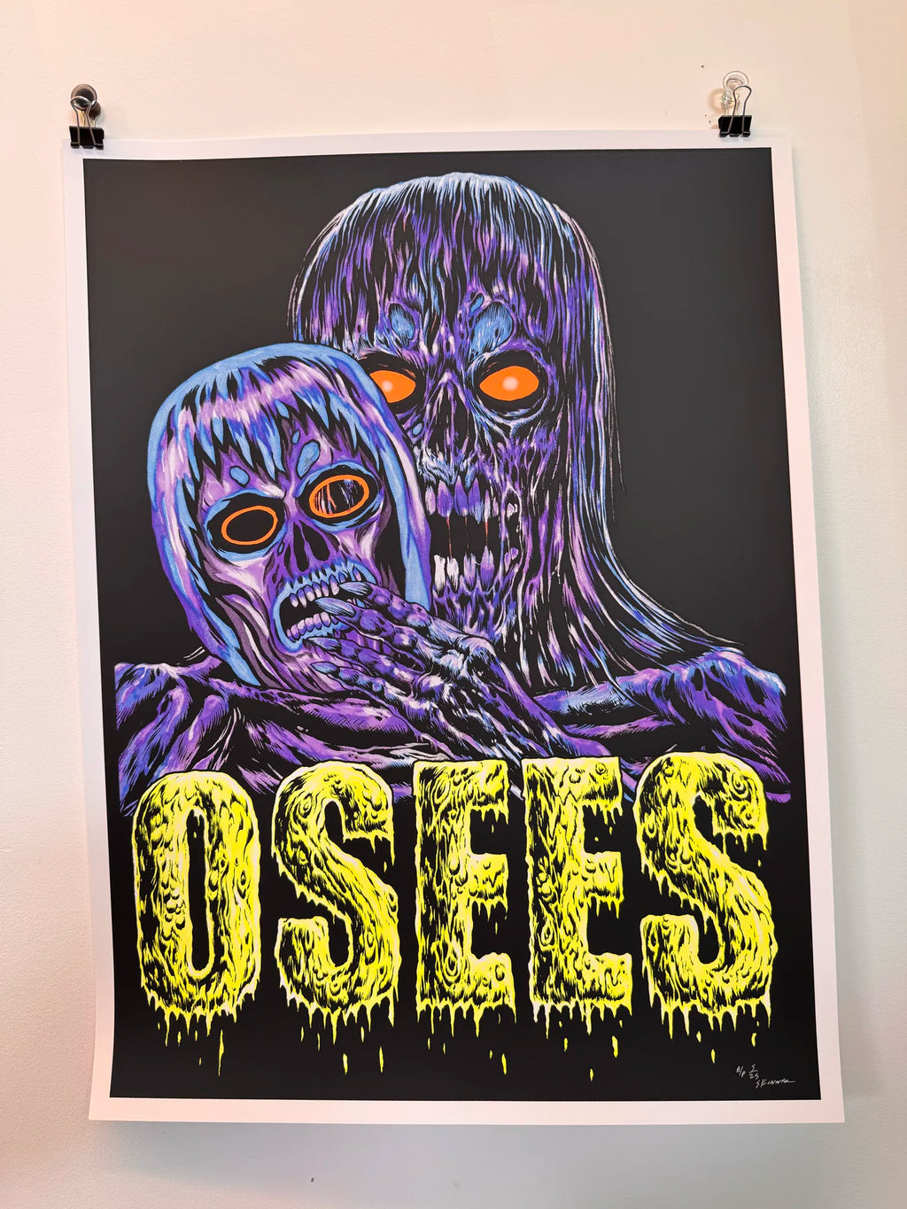 Osees 'Heel Reveal' - Screen Printed Poster