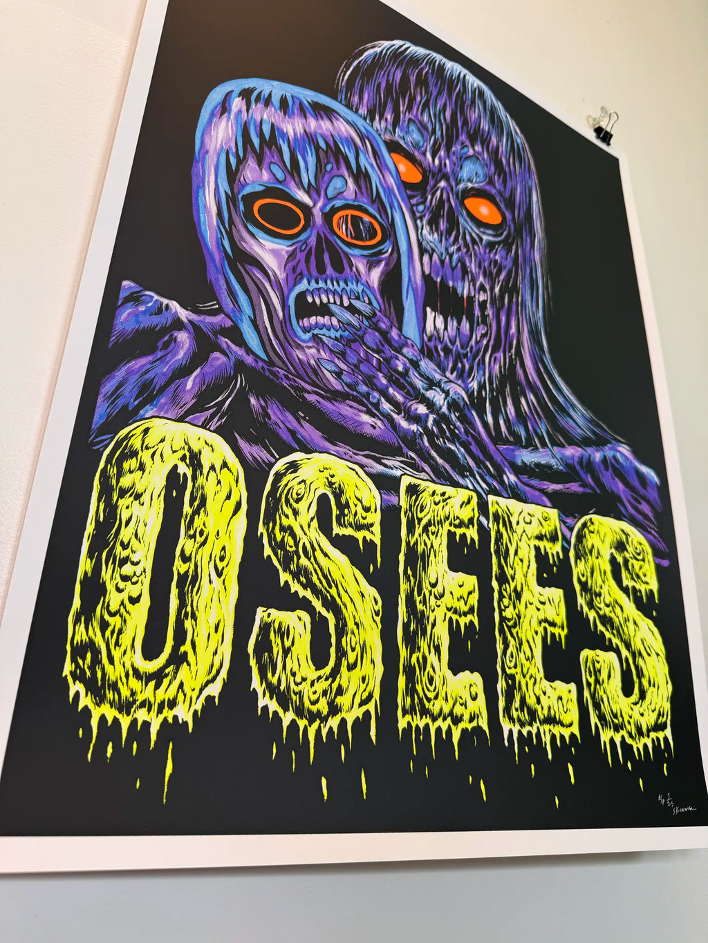 Osees 'Heel Reveal' - Screen Printed Poster