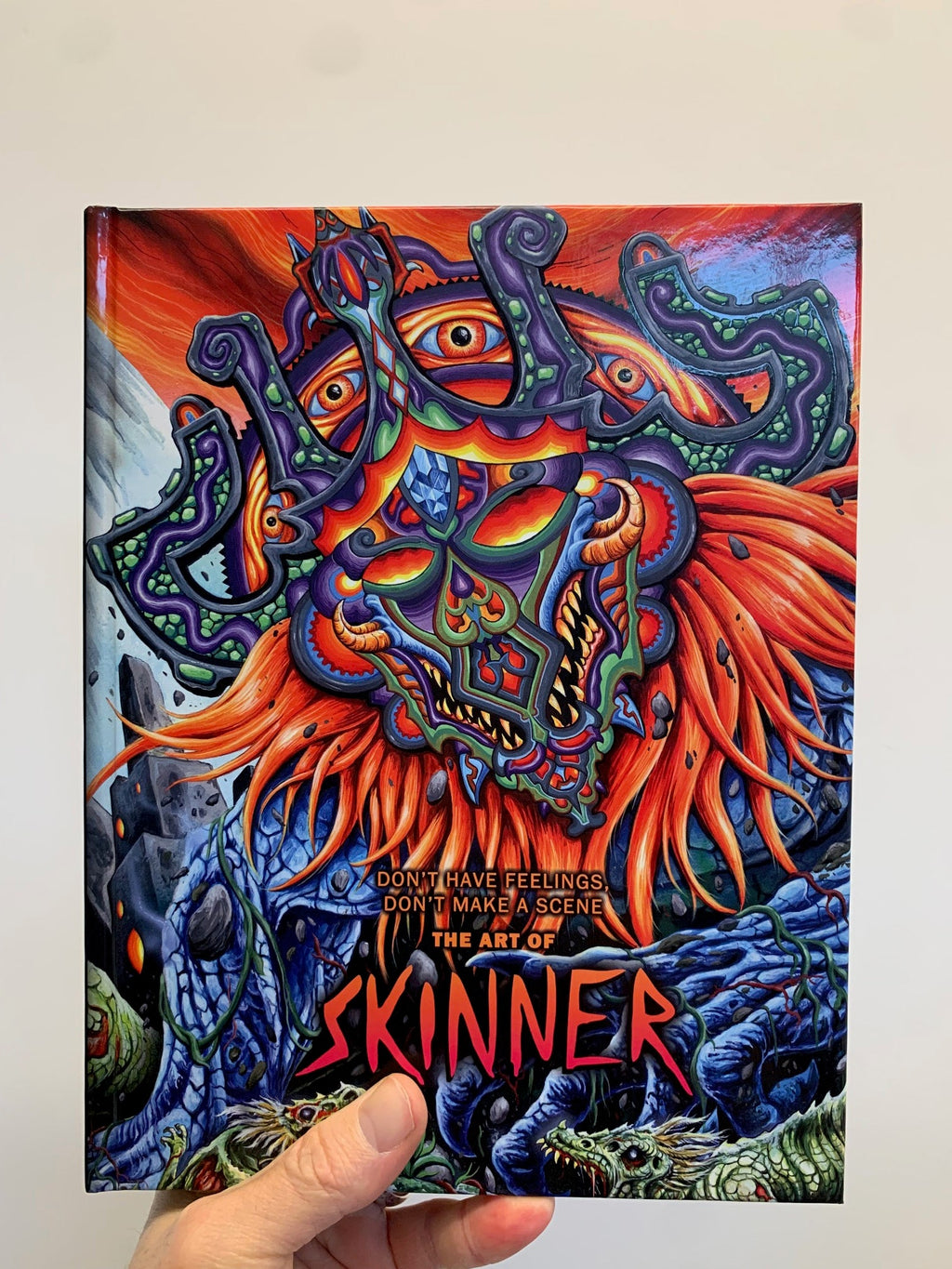 Skinner - DON'T HAVE FEELINGS, DON'T MAKE A SCENE Coffee Table Art Book SIGNED!