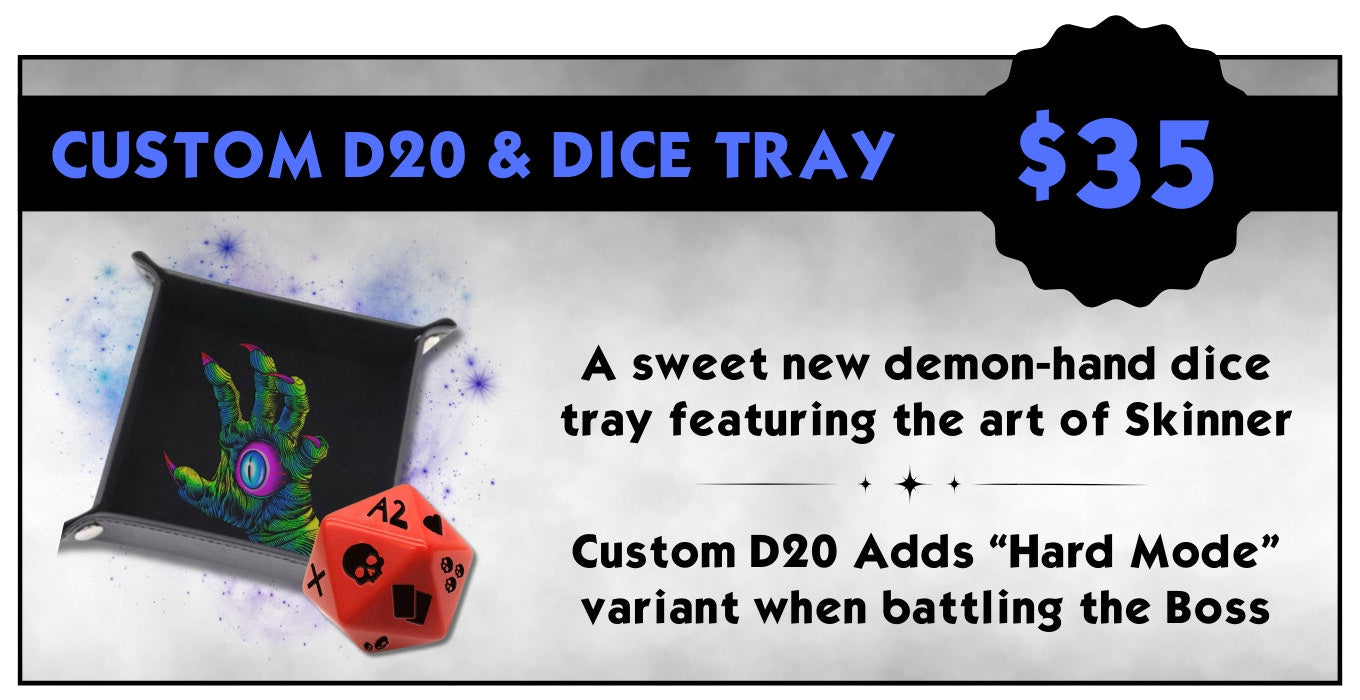 Custom D20 & Dice Tray