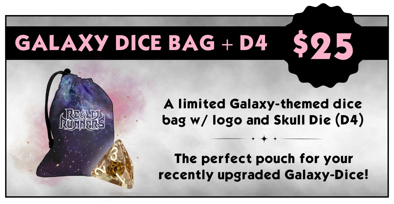 Galaxy Dice Bag + D4